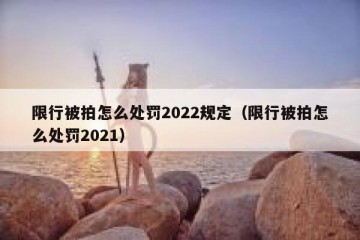 限行被拍怎么处罚2022规定（限行被拍怎么处罚2021）