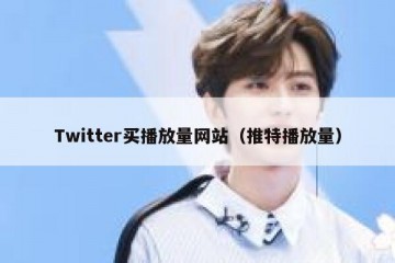 Twitter买播放量网站（推特播放量）