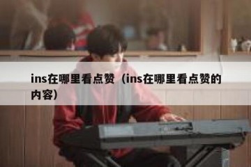 ins在哪里看点赞（ins在哪里看点赞的内容）