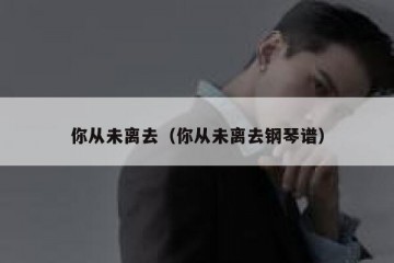 你从未离去（你从未离去钢琴谱）