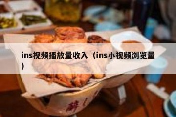 ins视频播放量收入（ins小视频浏览量）