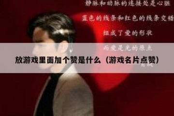 放游戏里面加个赞是什么（游戏名片点赞）