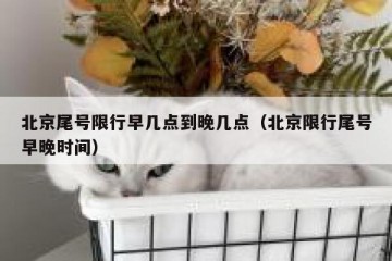 北京尾号限行早几点到晚几点（北京限行尾号早晚时间）