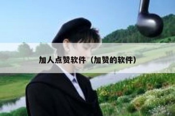 加人点赞软件（加赞的软件）