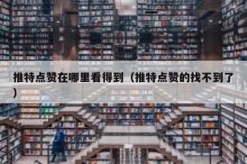 推特点赞在哪里看得到（推特点赞的找不到了）