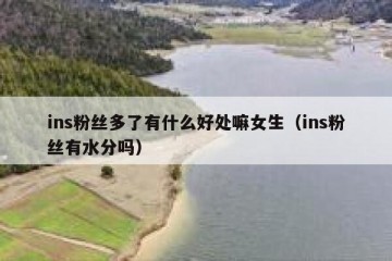 ins粉丝多了有什么好处嘛女生（ins粉丝有水分吗）