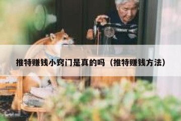 推特赚钱小窍门是真的吗（推特赚钱方法）