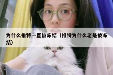 为什么推特一直被冻结（推特为什么老是被冻结）