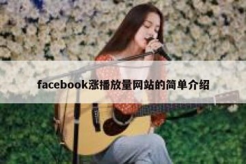 facebook涨播放量网站的简单介绍