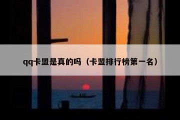 qq卡盟是真的吗（卡盟排行榜第一名）