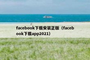 facebook下载安装正版（facebook下载app2021）