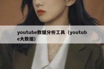youtube数据分析工具（youtube大数据）