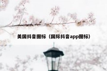 美国抖音图标（国际抖音app图标）