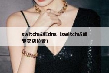 switch成都dns（switch成都专卖店位置）