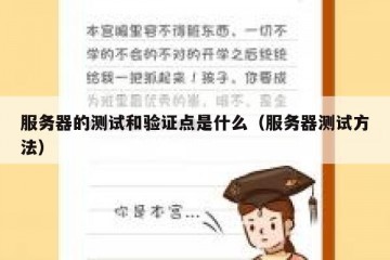 服务器的测试和验证点是什么（服务器测试方法）