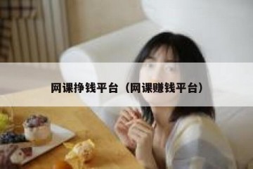 网课挣钱平台（网课赚钱平台）