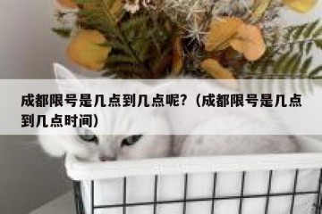 成都限号是几点到几点呢?（成都限号是几点到几点时间）
