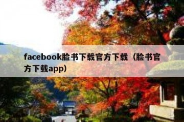 facebook脸书下载官方下载（脸书官方下载app）