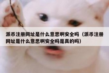 派币注册网址是什么意思啊安全吗（派币注册网址是什么意思啊安全吗是真的吗）