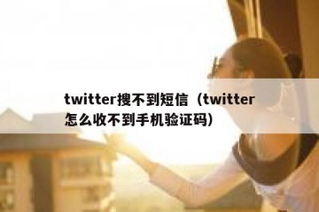 twitter搜不到短信（twitter怎么收不到手机验证码）