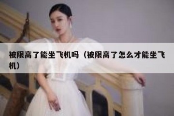 被限高了能坐飞机吗（被限高了怎么才能坐飞机）