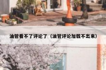 油管看不了评论了（油管评论加载不出来）
