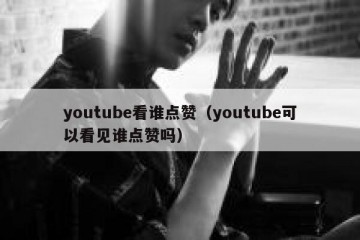 youtube看谁点赞（youtube可以看见谁点赞吗）