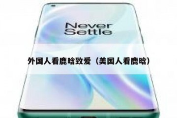 外国人看鹿晗致爱（美国人看鹿晗）