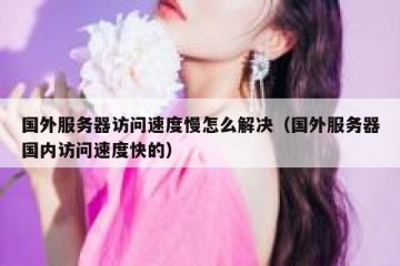 国外服务器访问速度慢怎么解决（国外服务器国内访问速度快的）