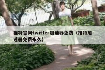 推特官网twitter加速器免费（推特加速器免费永久）