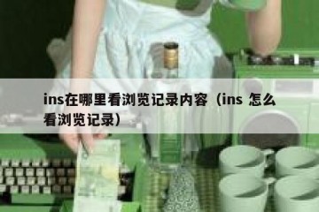 ins在哪里看浏览记录内容（ins 怎么看浏览记录）