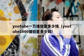 youtube一万播放量多少钱（youtube1000播放量多少钱）