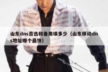 山东dns首选和备用填多少（山东移动dns地址哪个最快）