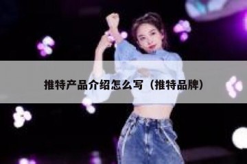 推特产品介绍怎么写（推特品牌）