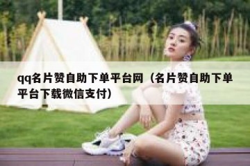 qq名片赞自助下单平台网（名片赞自助下单平台下载微信支付）