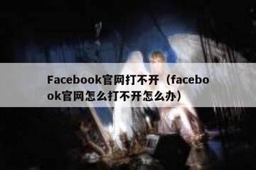 Facebook官网打不开（facebook官网怎么打不开怎么办）