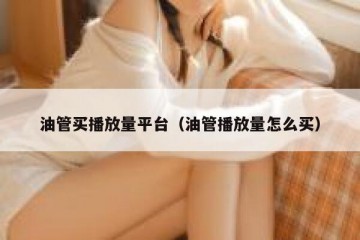 油管买播放量平台（油管播放量怎么买）