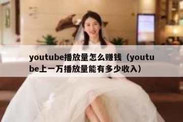 youtube播放量怎么赚钱（youtube上一万播放量能有多少收入）