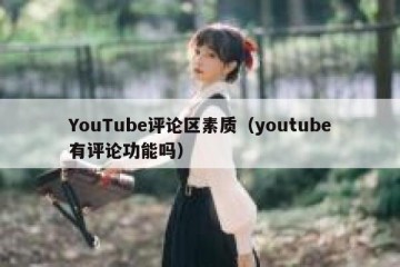 YouTube评论区素质（youtube有评论功能吗）