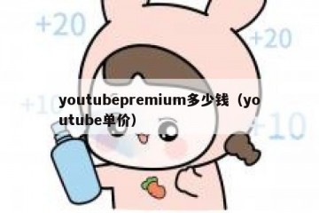 youtubepremium多少钱（youtube单价）