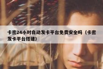 卡密24小时自动发卡平台免费安全吗（卡密发卡平台搭建）