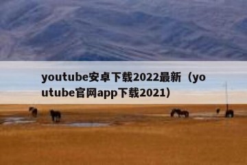 youtube安卓下载2022最新（youtube官网app下载2021）