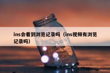 ins会看到浏览记录吗（ins视频有浏览记录吗）