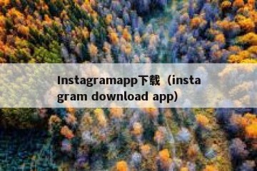 Instagramapp下载（instagram download app）