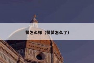 赞怎么样（赞赞怎么了）