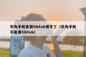 华为手机安装tiktok用不了（华为手机不能用tiktok）