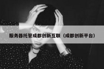 服务器托管成都创新互联（成都创新平台）