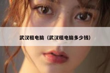 武汉租电脑（武汉租电脑多少钱）