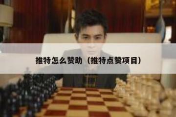 推特怎么赞助（推特点赞项目）