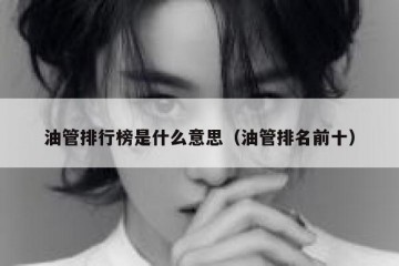 油管排行榜是什么意思（油管排名前十）